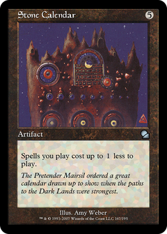 Stone Calendar (ME1-167) - Masters Edition Foil-1