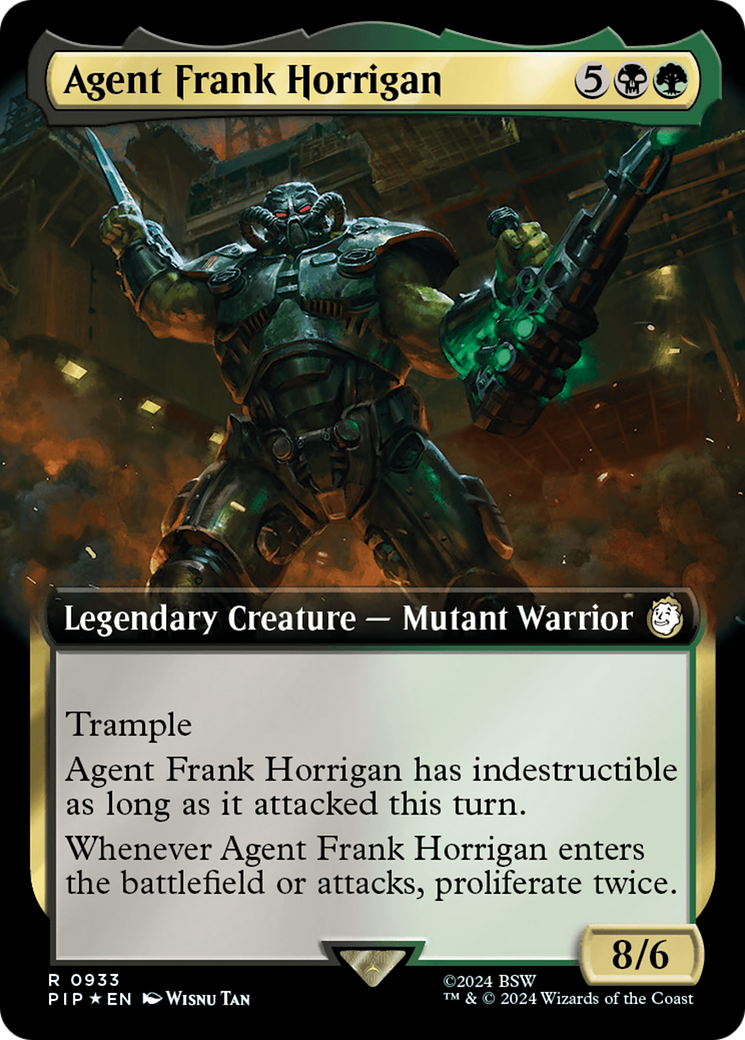 Agent Frank Horrigan (Extended Art) (Surge Foil) [Fallout]-1