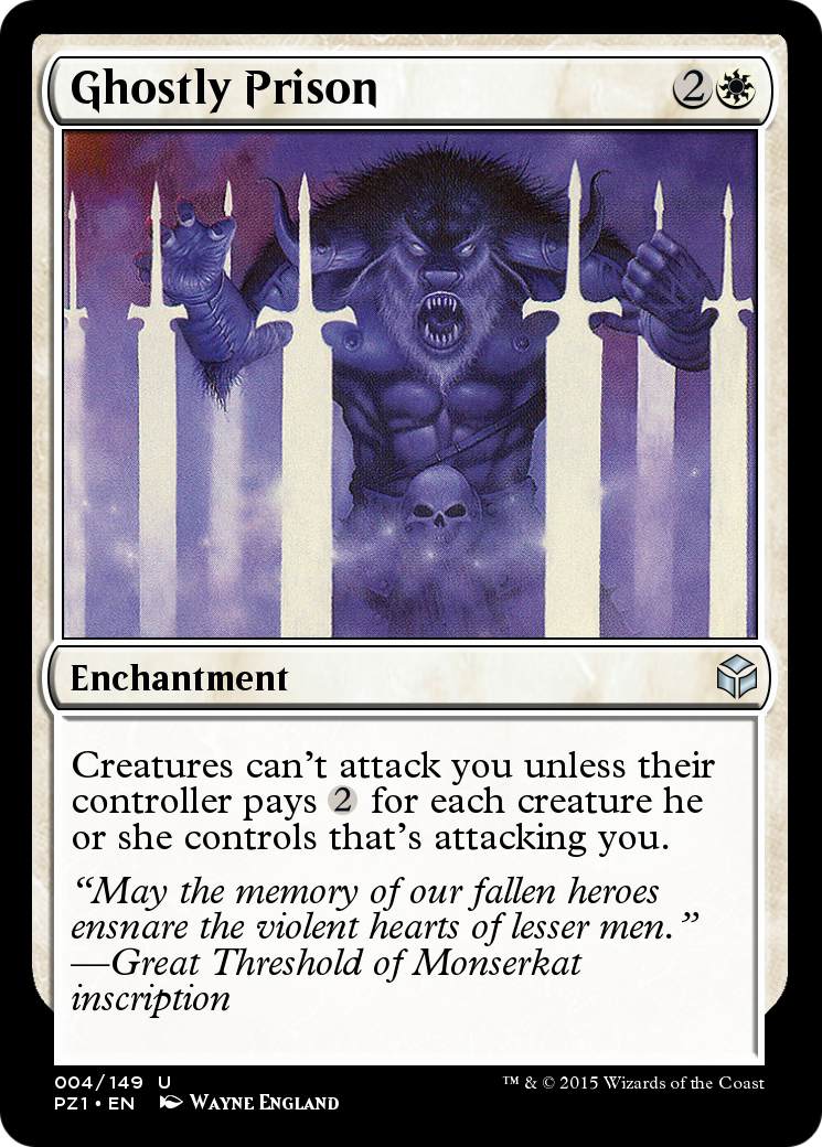 Ghostly Prison (PZ1-004) - Legendary Cube Prize Pack Foil-1