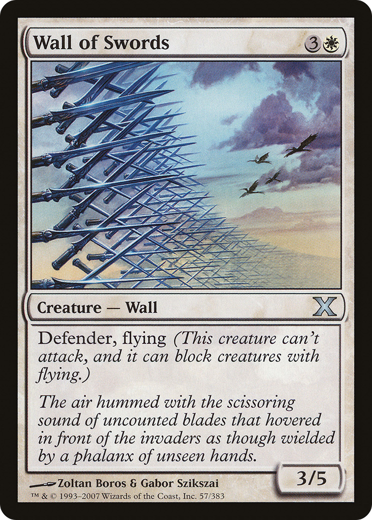 Wall of Swords (10E-057) - Tenth Edition-1