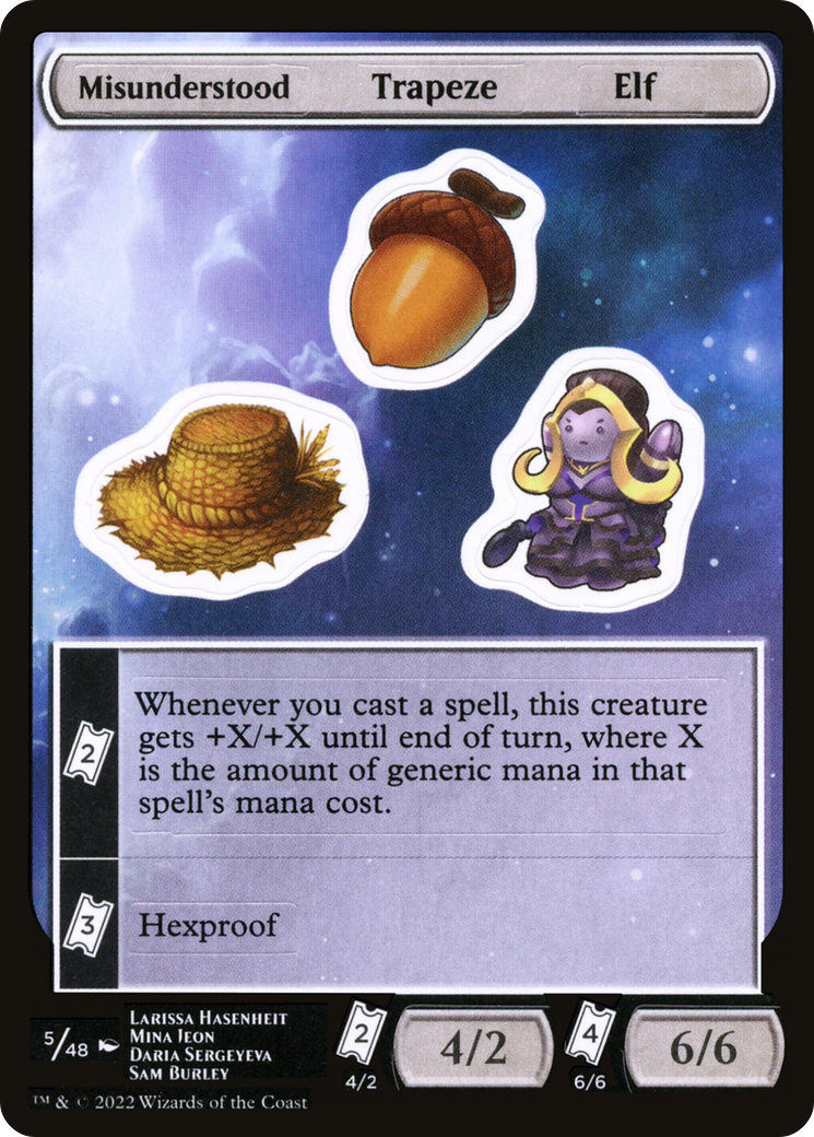 Misunderstood Trapeze Elf [Unfinity Stickers]-1