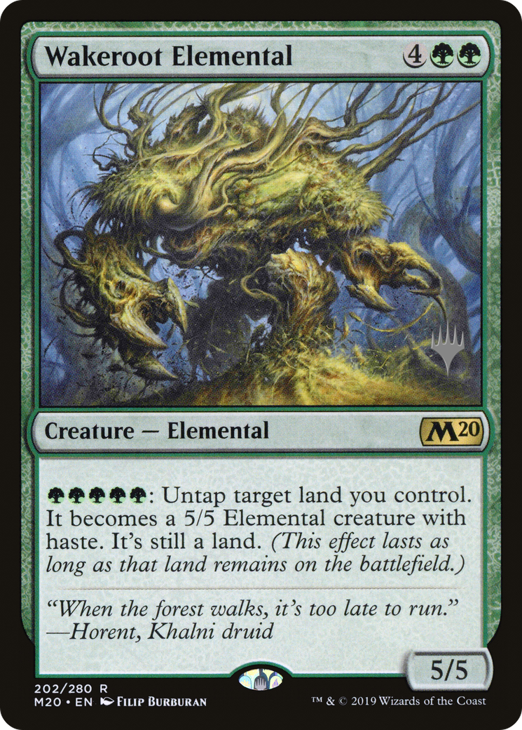 Wakeroot Elemental (PPM20-202) - Core Set 2020 Promos-1