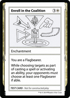 Enroll in the Coalition (2021 Edition) [Mystery Booster Playtest Cards]-1