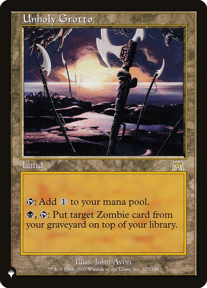 Unholy Grotto [The List]-1