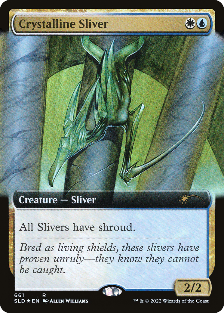 Crystalline Sliver (Extended Art) [Secret Lair Drop Promos]-1