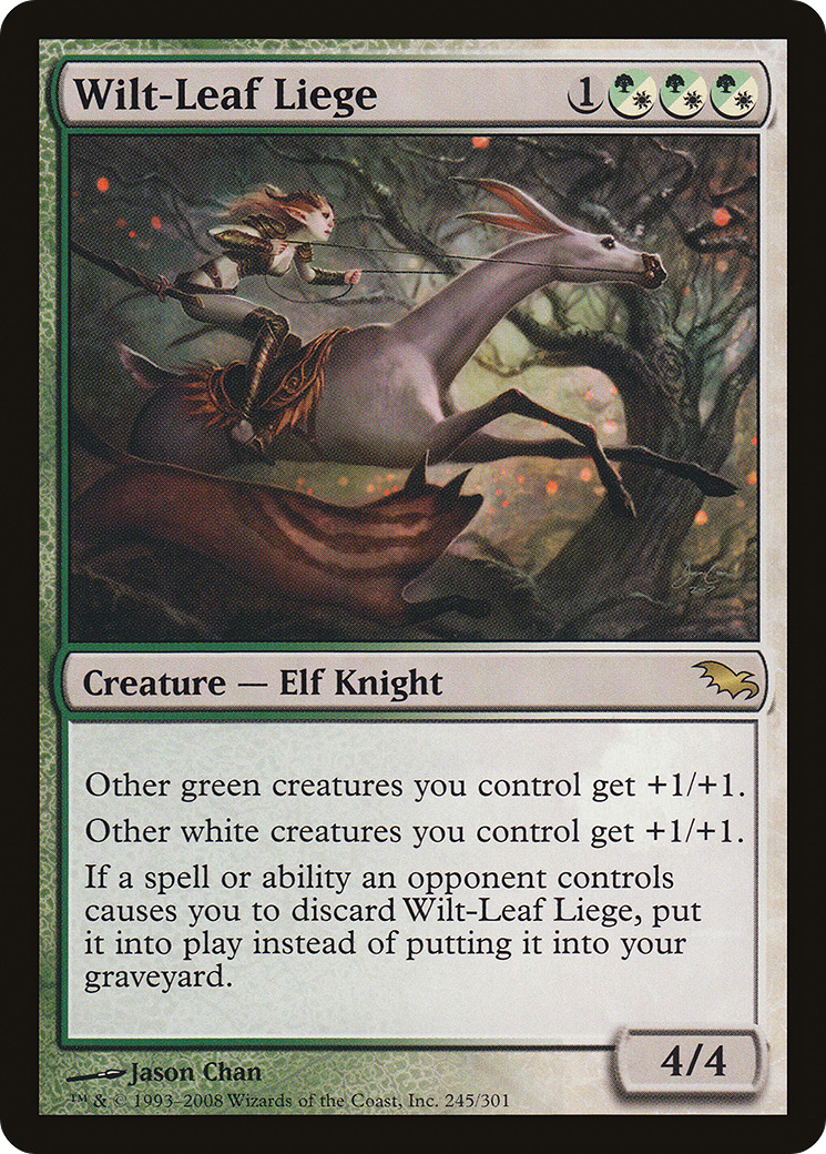Wilt-Leaf Liege (SHM-245) - Shadowmoor Foil-1