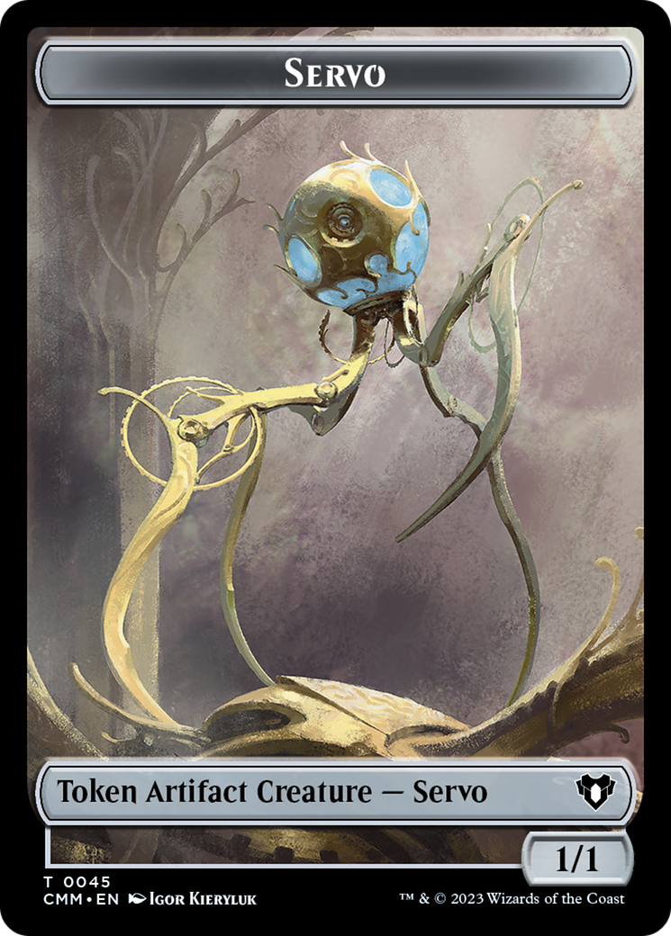 Servo (TCMM-045) - Commander Masters Tokens Foil-1