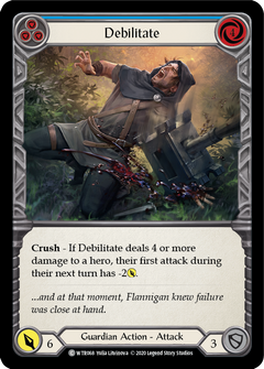 Debilitate (Blue) [U-WTR068] (Welcome to Rathe Unlimited)  Unlimited Rainbow Foil-2