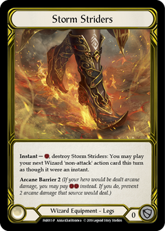 Storm Striders [FAB011-P] (Promo)  1st Edition Cold Foil - Golden-1