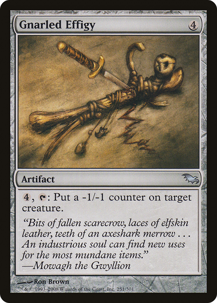 Gnarled Effigy [Shadowmoor]-1