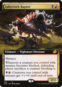 Labyrinth Raptor (Extended Art) [Ikoria: Lair of Behemoths]-1