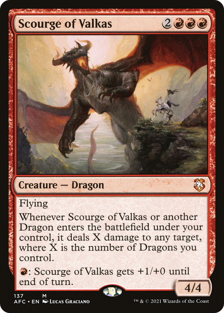 Scourge of Valkas [Dungeons & Dragons: Adventures in the Forgotten Realms Commander]-1