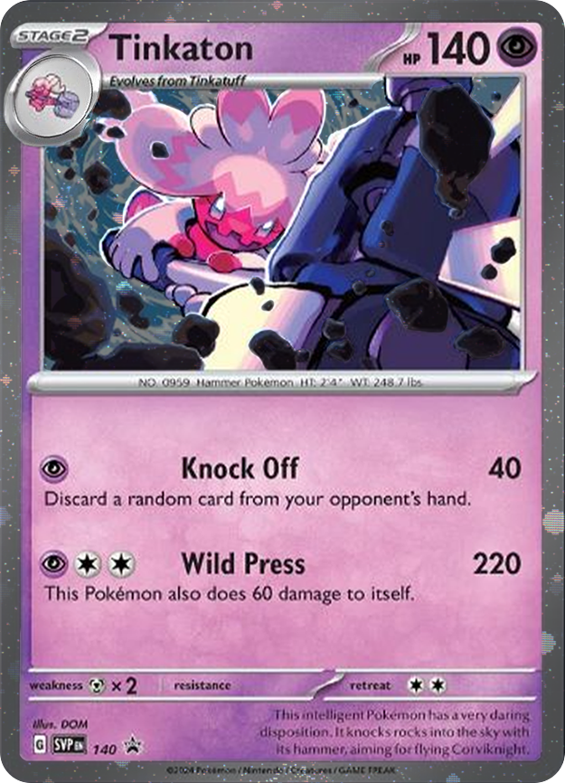 Tinkaton (SVP140) (Cosmos Holo) [Scarlet & Violet: Black Star Promos]-1