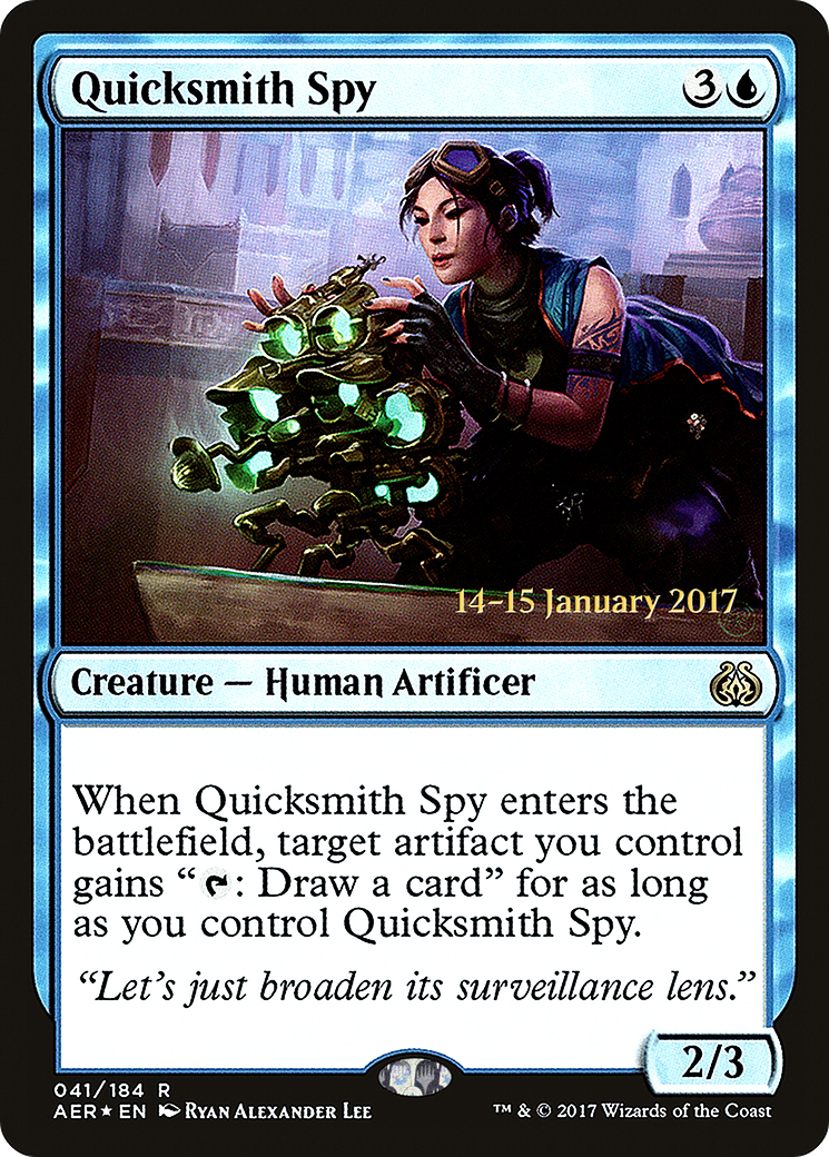 Quicksmith Spy [Aether Revolt Prerelease Promos]-1