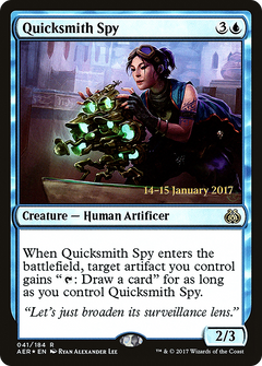 Quicksmith Spy [Aether Revolt Prerelease Promos]-1