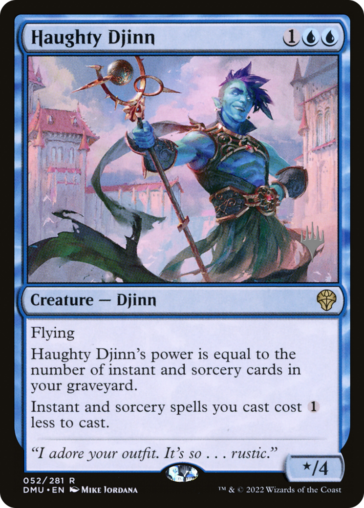 Haughty Djinn (Promo Pack) [Dominaria United Promos]-1