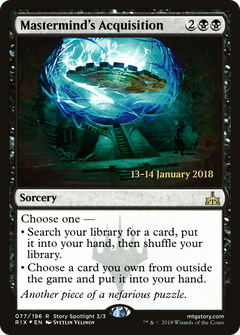 Mastermind's Acquisition [Rivals of Ixalan Prerelease Promos]-1