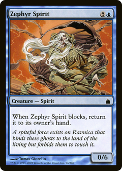 Zephyr Spirit (RAV-076) - Ravnica: City of Guilds Foil-1