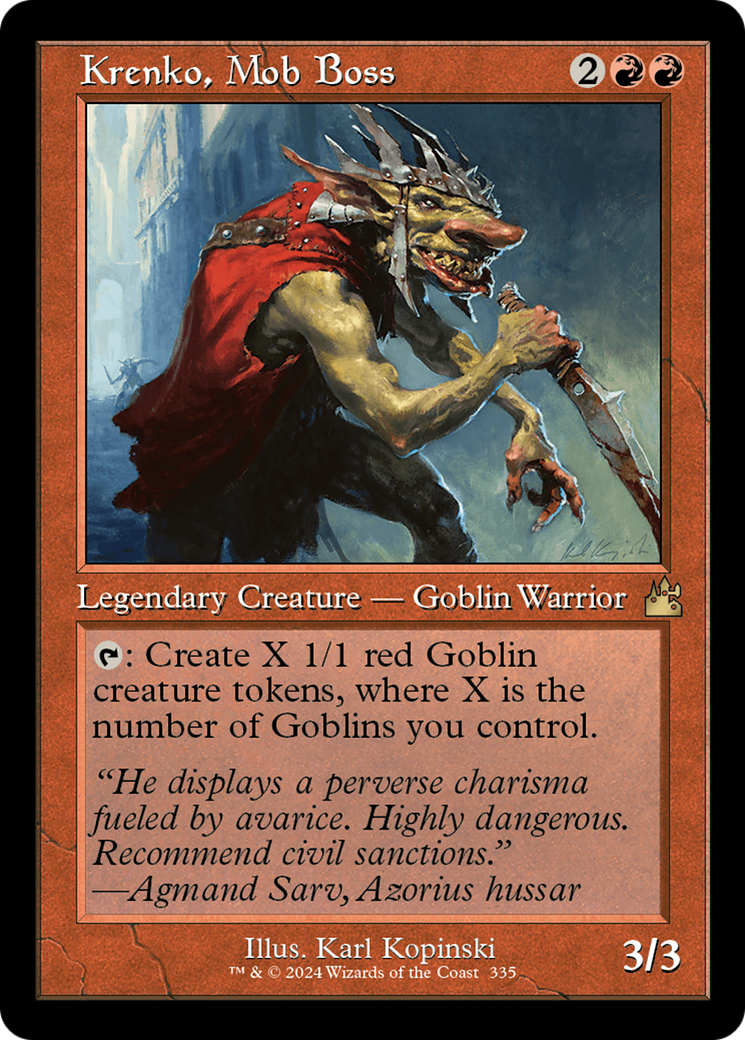 Krenko, Mob Boss (Retro) [Ravnica Remastered]-1