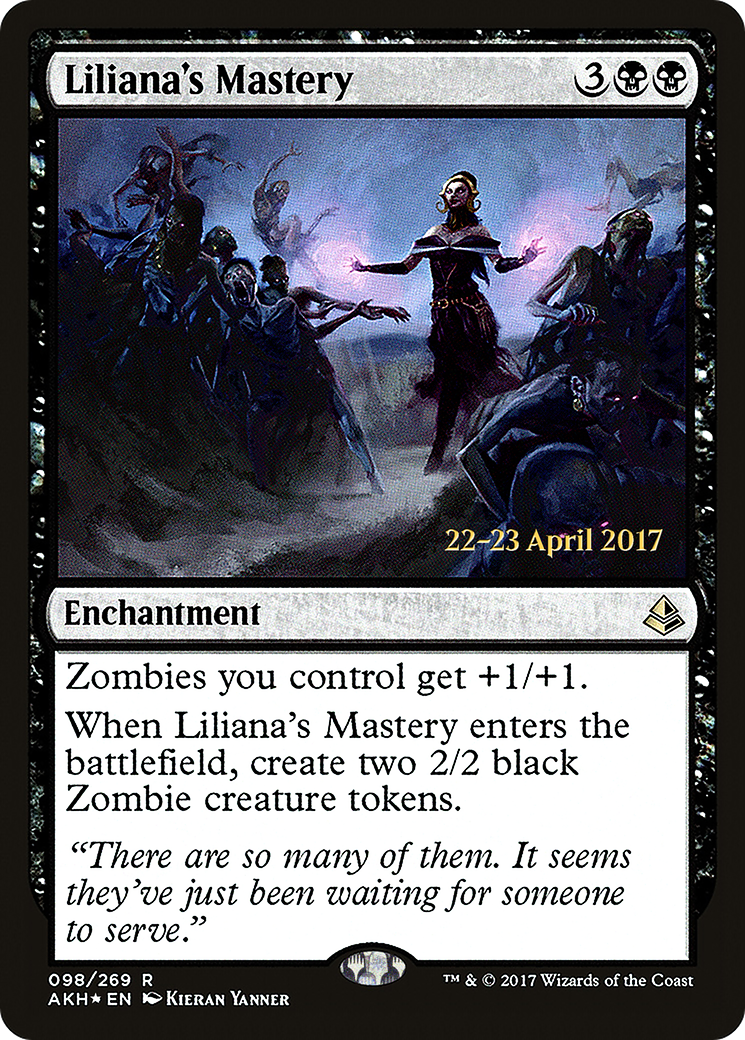 Liliana's Mastery [Amonkhet Prerelease Promos]-1