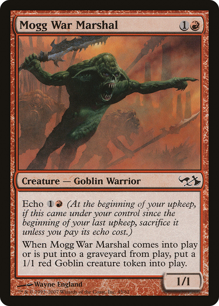Mogg War Marshal [Duel Decks: Elves vs. Goblins]-1
