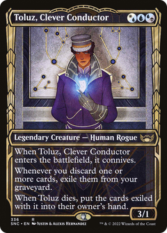 Toluz, Clever Conductor (Showcase) (SNC-336) - Streets of New Capenna: (Showcase) Foil-1