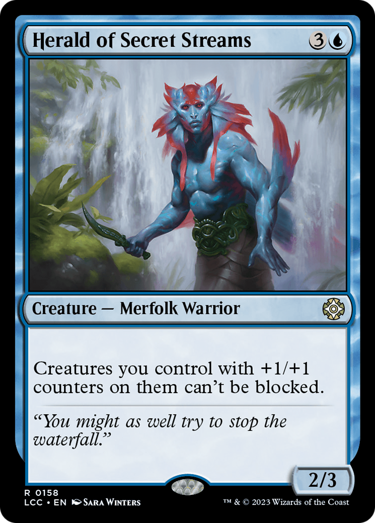 Herald of Secret Streams [The Lost Caverns of Ixalan Commander]-1