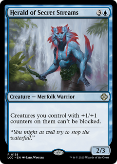 Herald of Secret Streams [The Lost Caverns of Ixalan Commander]-1
