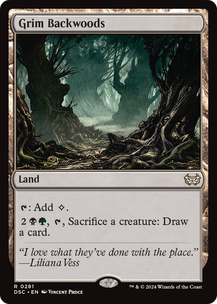 Grim Backwoods [Duskmourn: House of Horror Commander]-1