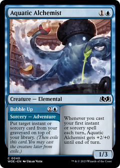 Aquatic Alchemist // Bubble Up [Wilds of Eldraine]-1