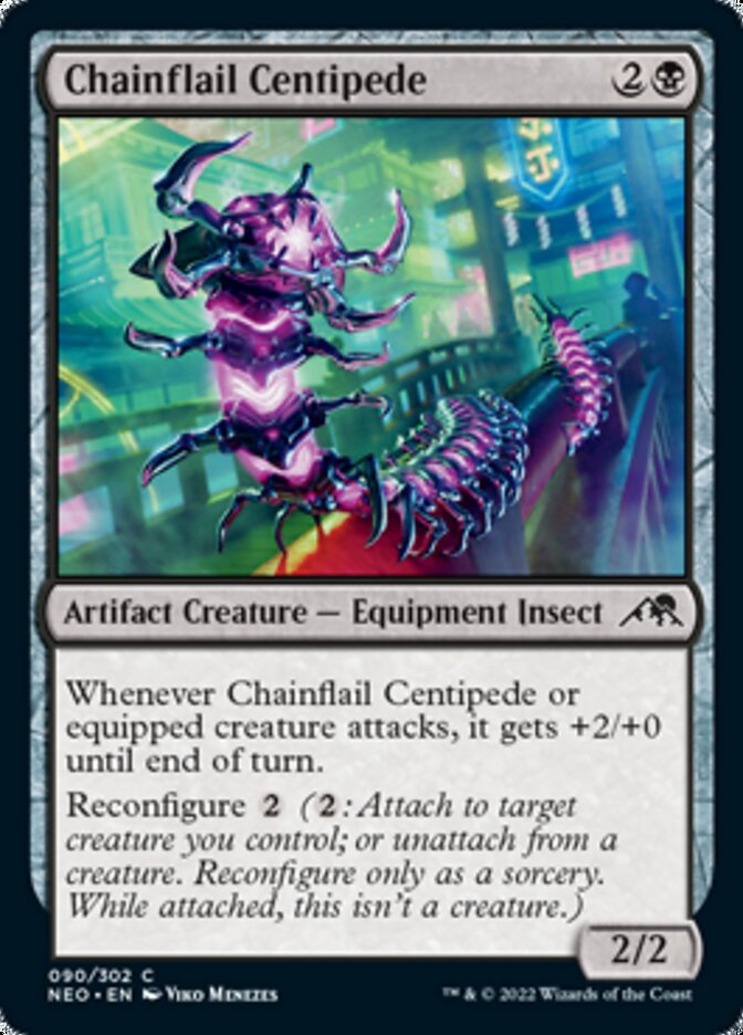 Chainflail Centipede [Kamigawa: Neon Dynasty]-1