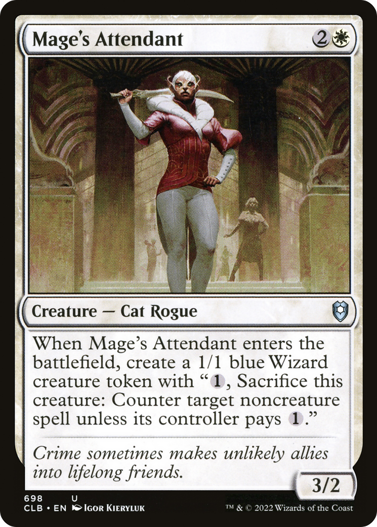 Mage's Attendant [Commander Legends: Battle for Baldur's Gate]-1