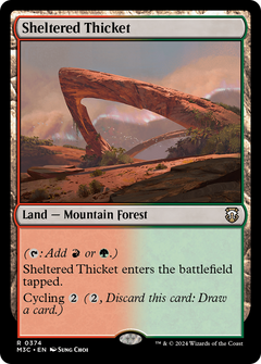 Sheltered Thicket [Modern Horizons 3 Commander]-1