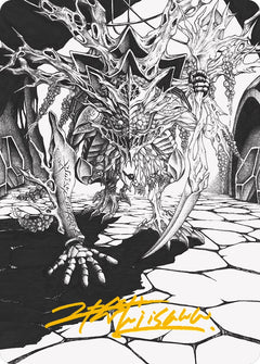 Thrun, Breaker of Silence Art Card (Gold-Stamped Signature) [Phyrexia: All Will Be One Art Series]-1