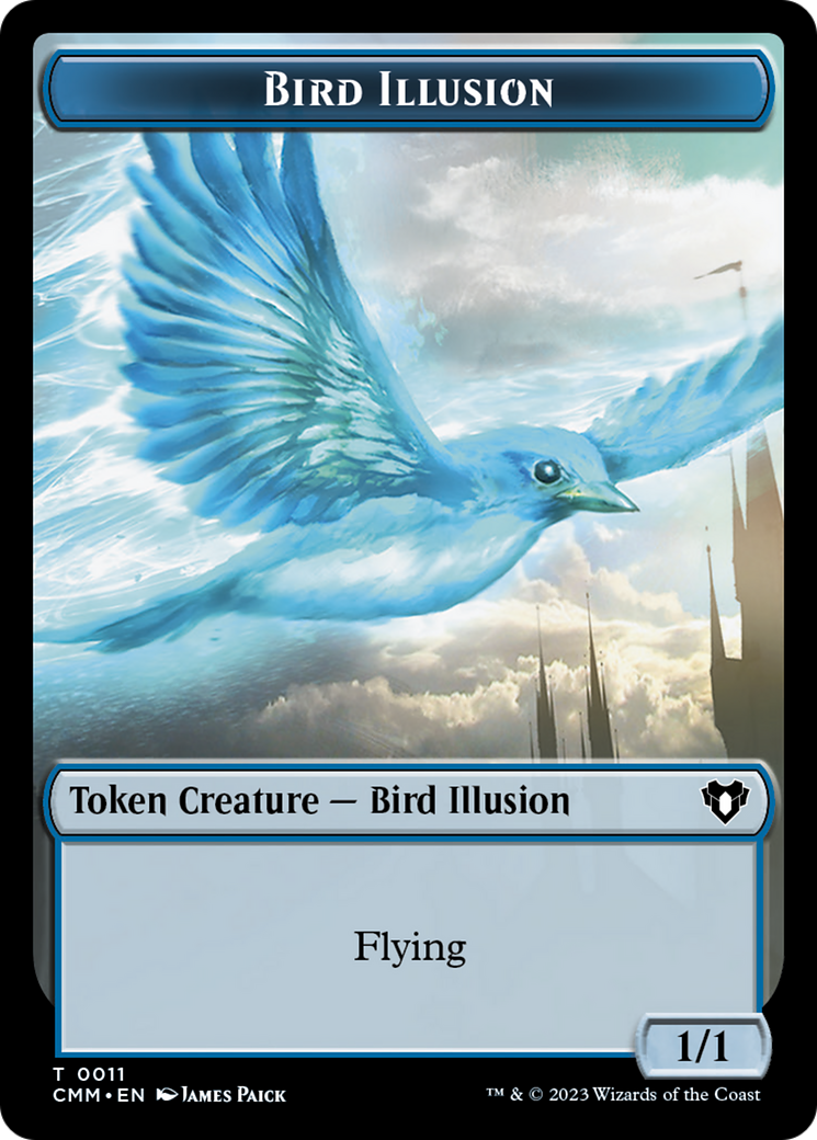 Bird Illusion (TCMM-011) - Commander Masters Tokens-1