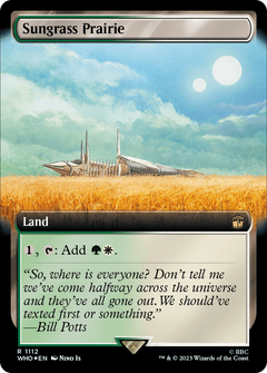 Sungrass Prairie (Extended Art) (Surge Foil) [Doctor Who]-1