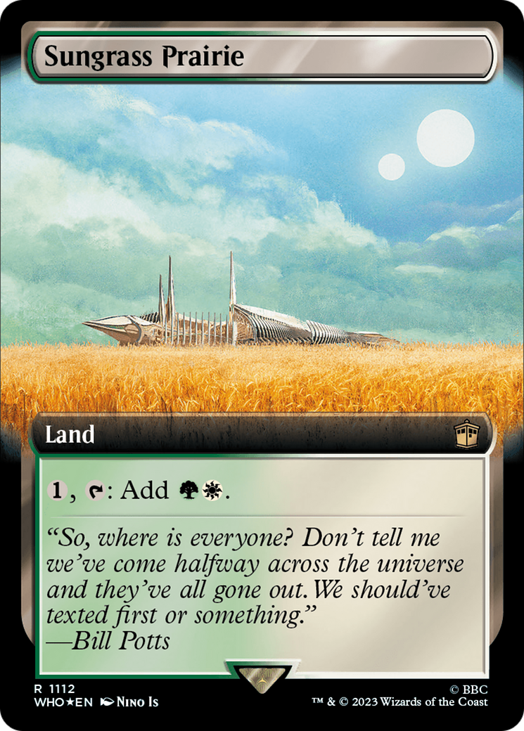 Sungrass Prairie (Extended Art) (Surge Foil) [Doctor Who]-1