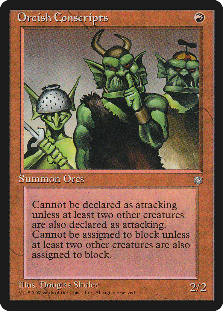 Orcish Conscripts [Ice Age]-1