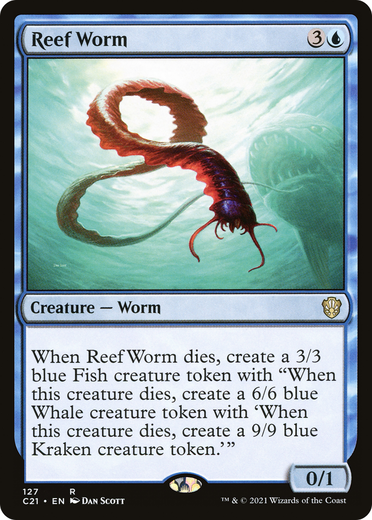 Reef Worm [Commander 2021]-1