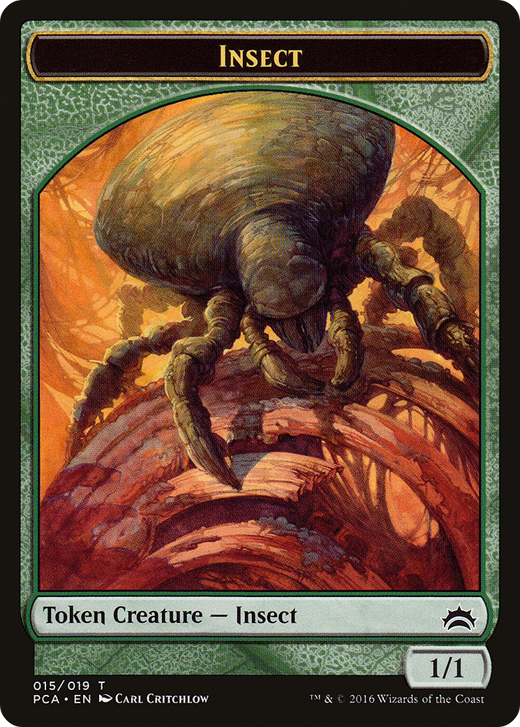 Insect (TPCA-015) - Planechase Anthology Tokens-1