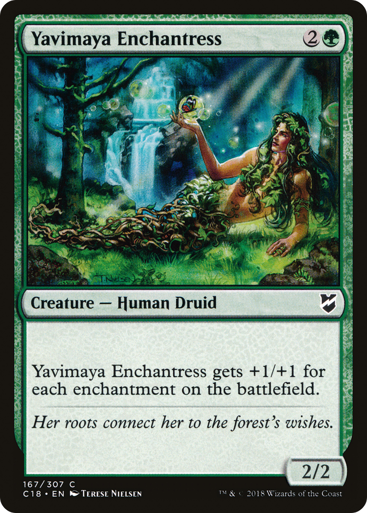 Yavimaya Enchantress (C18-167) - Commander 2018-1