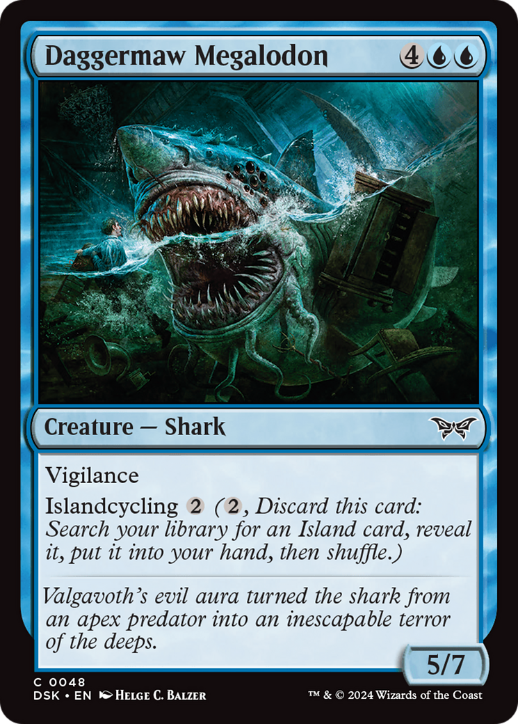 Daggermaw Megalodon [Duskmourn: House of Horror]-1