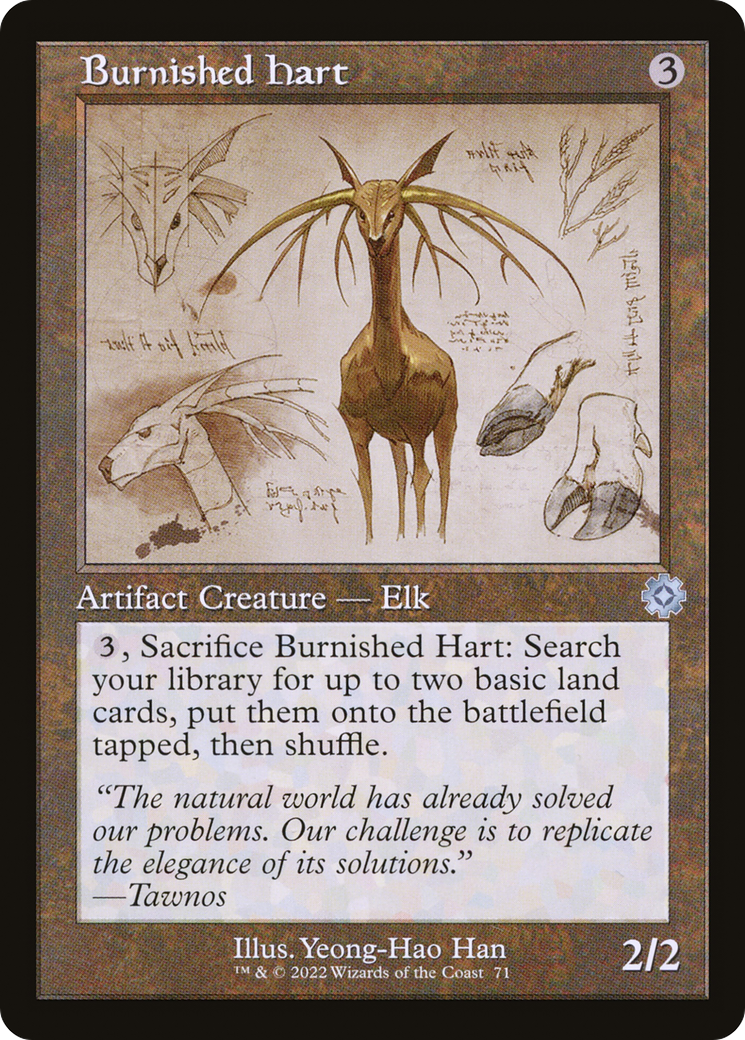 Burnished Hart (Retro Schematic) [The Brothers' War Retro Artifacts]-1