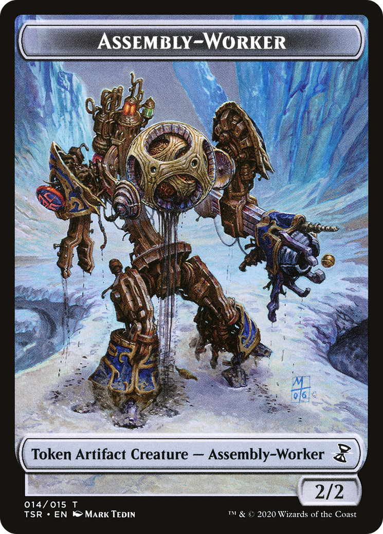 Assembly-Worker (TTSR-014) - Time Spiral Remastered Tokens-1