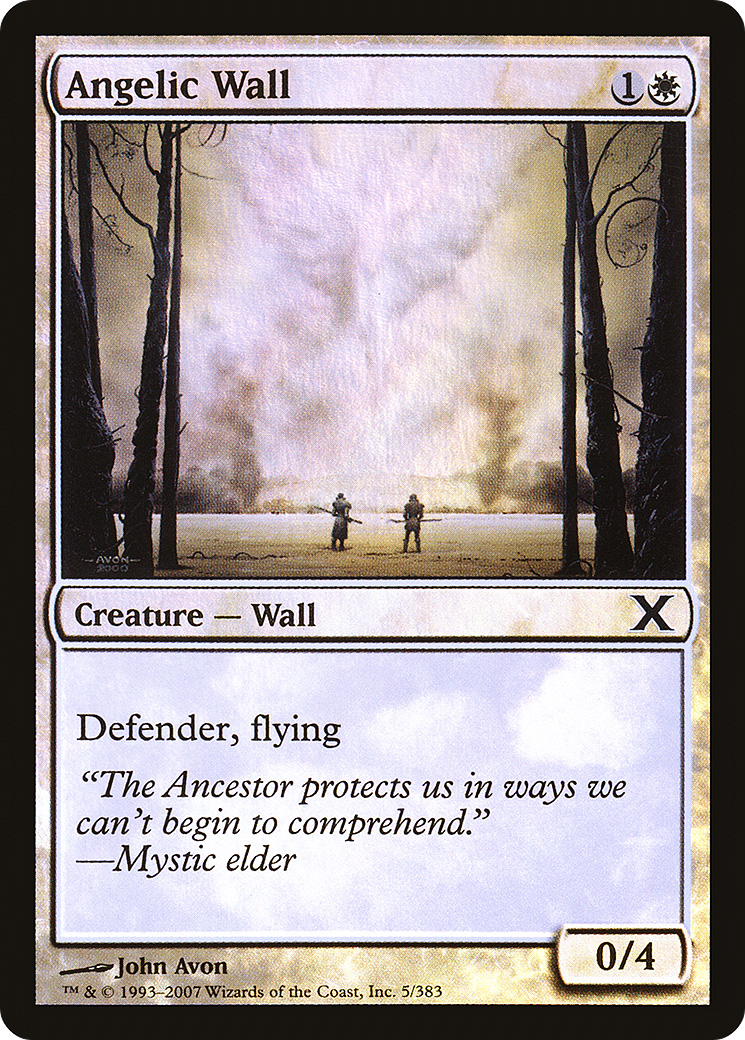 Angelic Wall (10E-05★) - Tenth Edition Foil-1