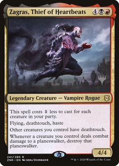 Zagras, Thief of Heartbeats (Promo Pack) [Zendikar Rising Promos]-1
