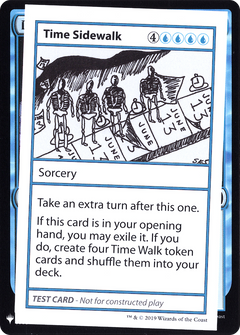 Time Sidewalk (CMB1-) - Mystery Booster Playtest Cards 2019-1