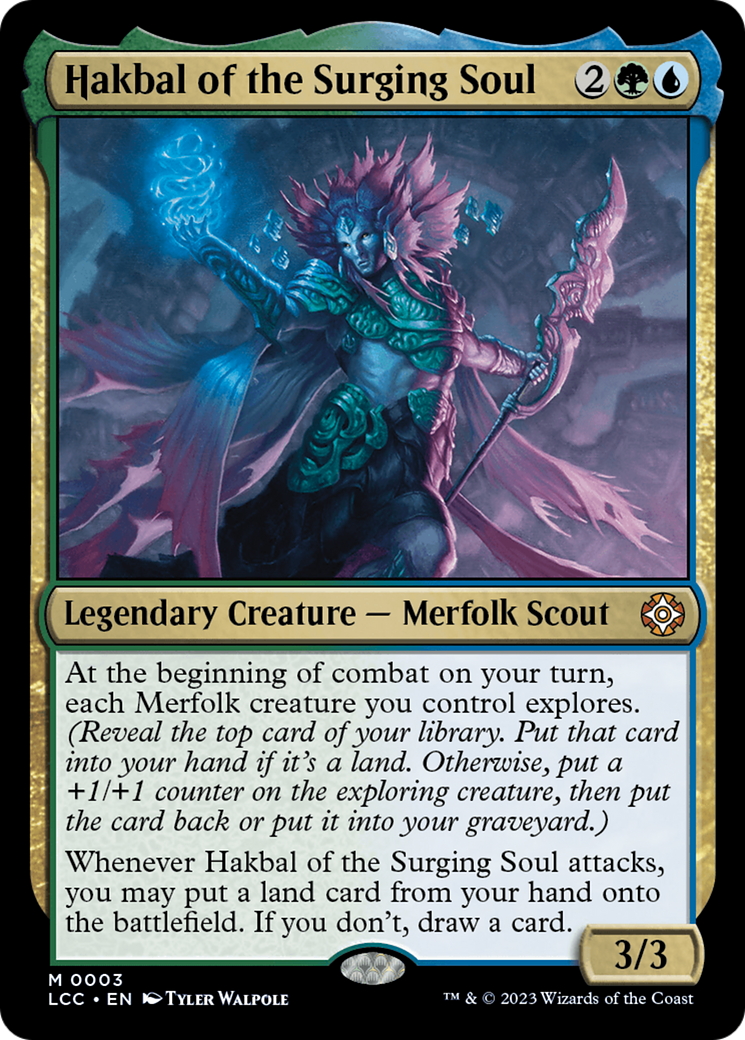 Hakbal of the Surging Soul [The Lost Caverns of Ixalan Commander]-1