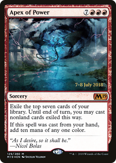 Apex of Power [Core Set 2019 Prerelease Promos]-1