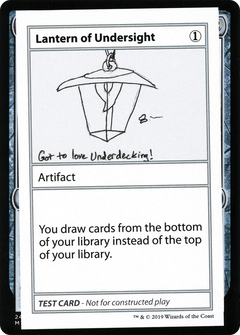 Lantern of Undersight (2021 Edition) [Mystery Booster Playtest Cards]-1